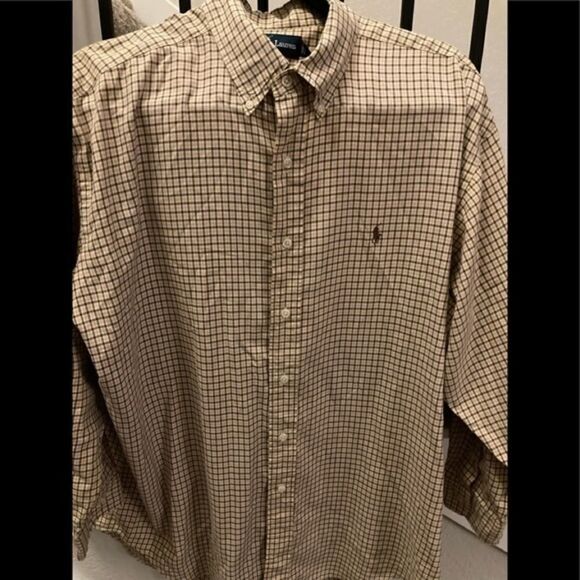 Ralph Lauren plaid long sleeve shirt - Picture 4 of 6